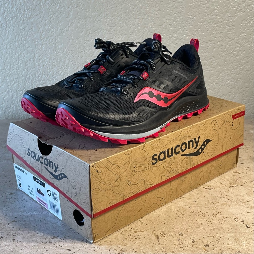 NIB SAUCONY TRAIL Women’s Peregrine 10 — S10556-20 - Size US 9 / UK 7 / EU 40.5